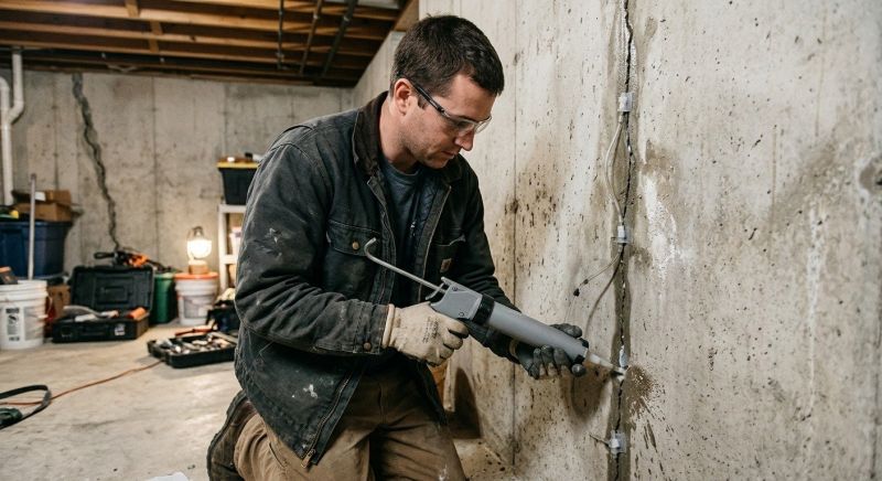 Basement Crack Repair in Seminole County, FL