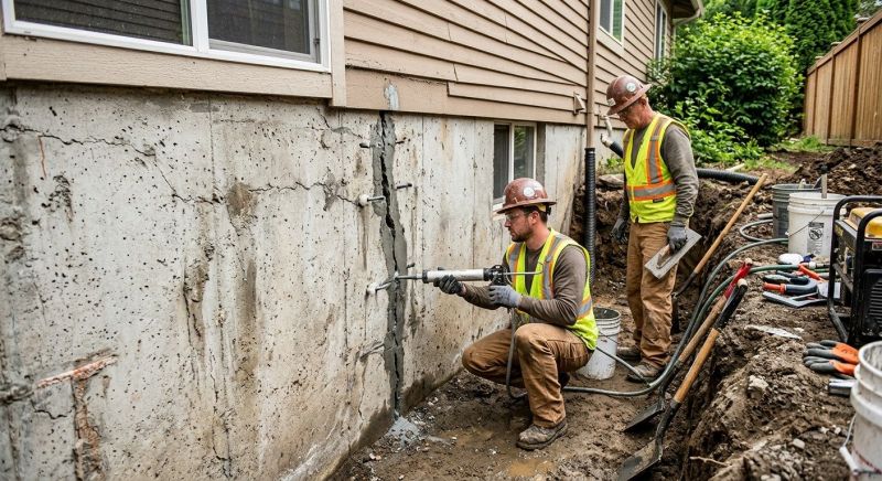 Cracked Foundation Repair in Mims, FL