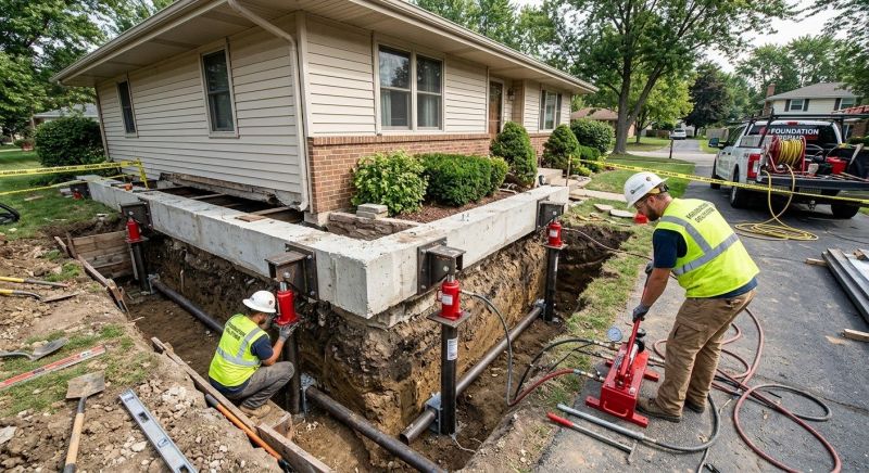 Foundation Jacking in Oviedo, FL