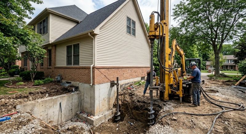 Helical Pile Installation in Seminole County, FL