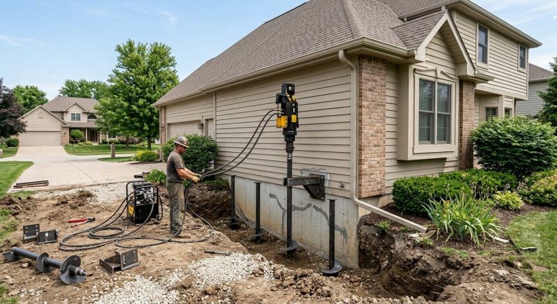 Helical Pile Installation in Seminole County, FL