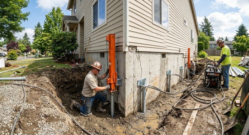 Sinking Foundation Repair in Titusville, FL