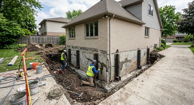 Sinking Foundation Repair in Winter Garden, FL