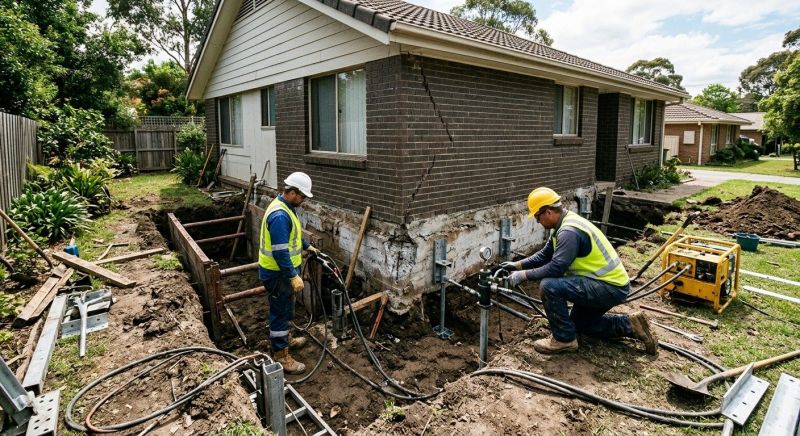 Sinking Foundation Repair in Winter Springs, FL