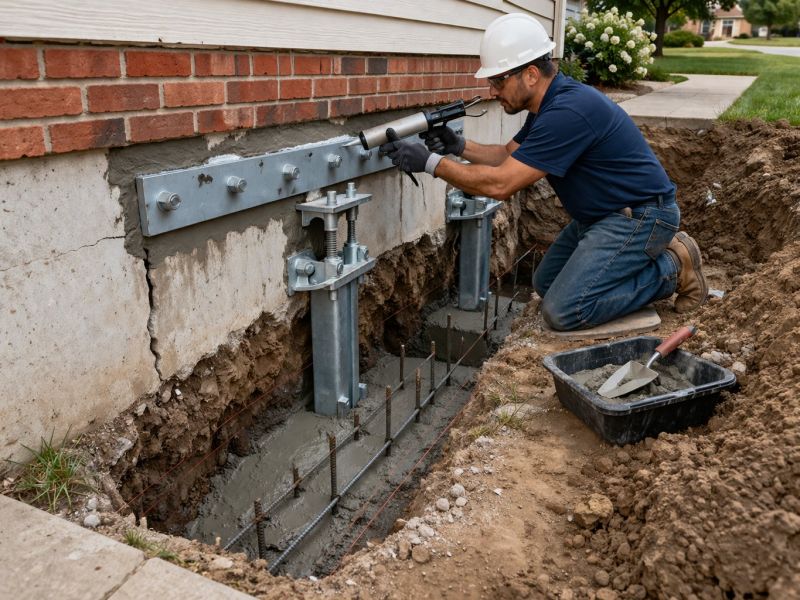 Sinking Foundation Repair in Zellwood, FL